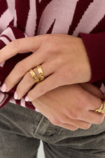 Gestructureerde dubbele ring