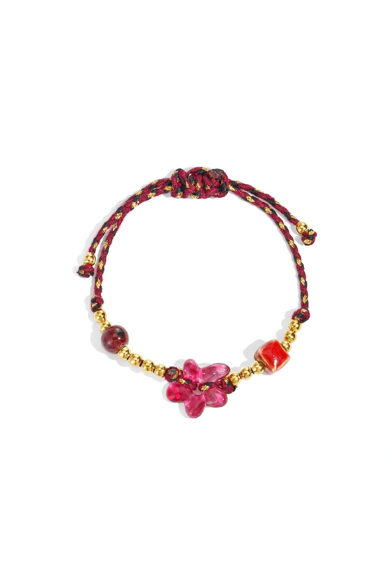 Polyester kralen armbanden bloemen casual dagelijks eenvoudig serie dames sieraden