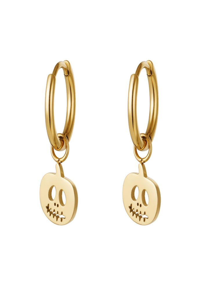 Pumpkin Charm Earrings