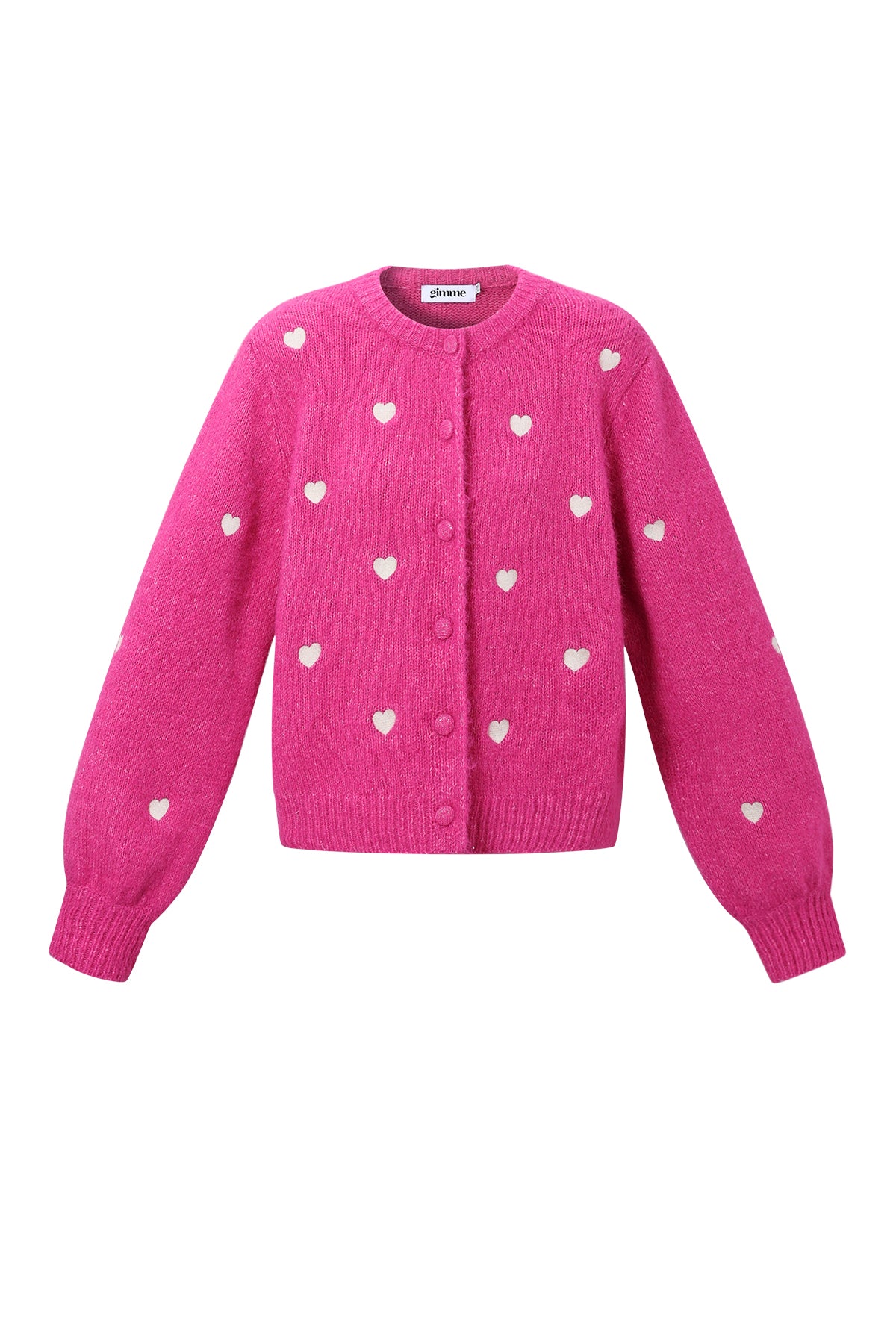 Lovelle Knit Cardigan – Soft cardigan with a subtle heart design