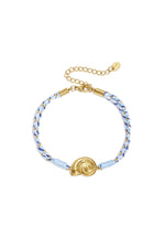 Armbanden met touwbedeltjes, bloemenmotief, casual, vakantie/strand, romantische serie, damessieraden