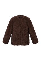 Vrouwen Herfst/Winter Geweven Polyestervezel Elegante Solide Kleur Jas