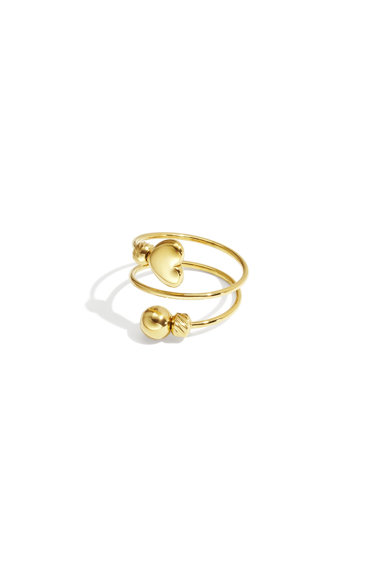 Roestvrijstalen minimalistische ringen Hart Casual Dagelijks Eenvoudig Serie Dames sieraden