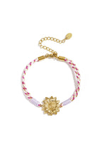 Armbanden met touwbedeltjes, bloemenmotief, casual, vakantie/strand, romantische serie, damessieraden