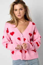 Heartbreaker vest - Roze rood
