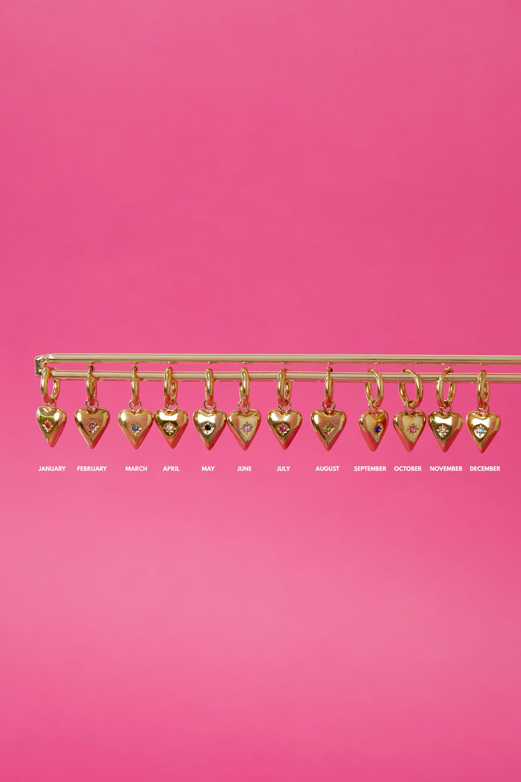 Geboortesteen oorbel