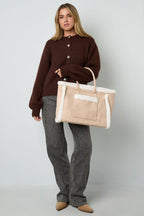 Tote Bags Patchwork Casual Katoen Dagelijkse Accessoires