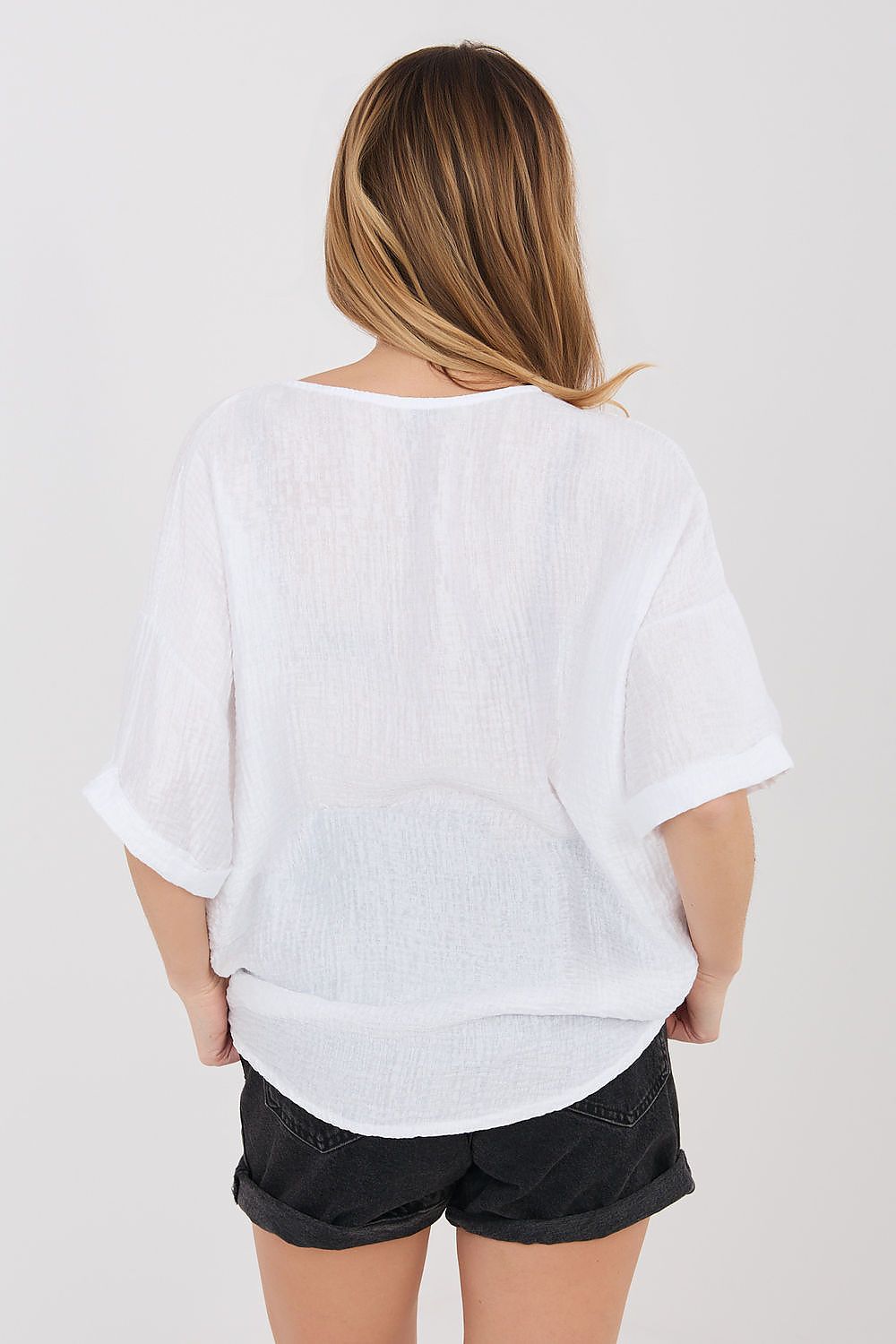  Overhemd met korte mouwen model 225512 Italy Moda 