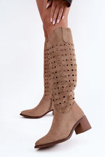  Laarzen met hoge hakken model 232091 Step in style 