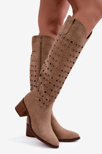  Laarzen met hoge hakken model 232091 Step in style 