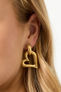 Oorbellen met hartjes, casual, dagelijks, eenvoudig, serie, damessieraden