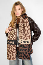 Wintersjaals Luipaardprint Casual Acryl Dagelijkse accessoires