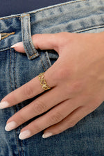 Roestvrijstalen minimalistische ringen Hart Casual Dagelijks Eenvoudig Serie Dames sieraden
