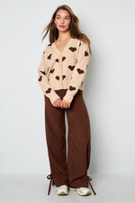 Heartbreaker vest - Roze rood